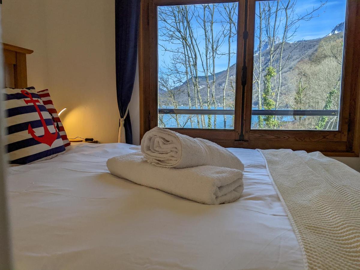 Reflet Bleu Du Lac D'Annecy 3 Etoiles - Face Au Lac, Parking Gratuit, Paddle Board Doussard Exterior foto